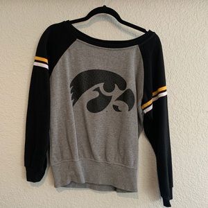 Off the shoulder Hawkeye Sweatshirt